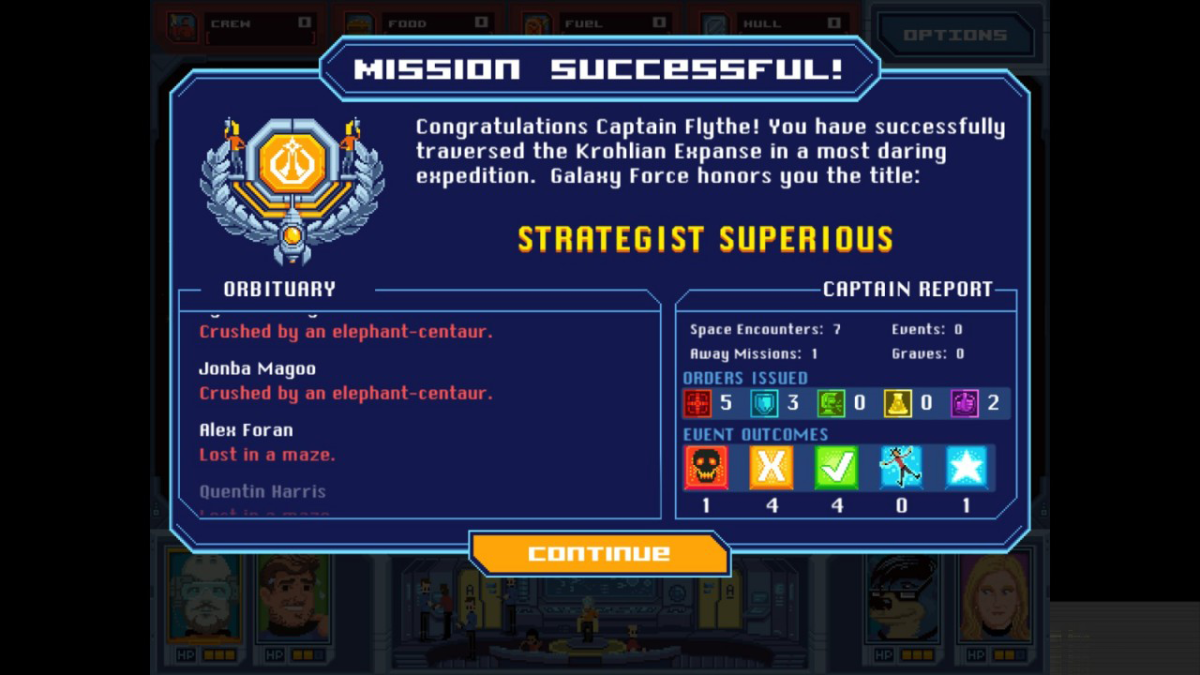 Orion Trail Mission Successful